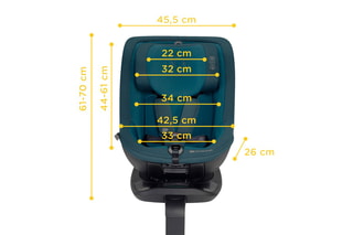 Autostoeltje I-GUARD PRO - Pasgeborene t/m 18 kg - Grijs
