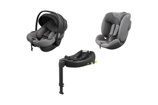 Autostoeltje I-LITE met Basis Endura Safe FX - 40 tot 87 cm - Grijs