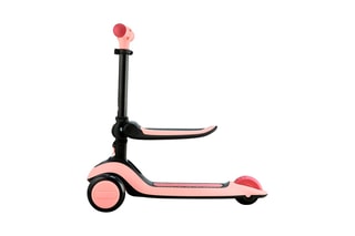 2-in-1 Step Halley Grassland - Roze en Zwart - Tot 20 kg