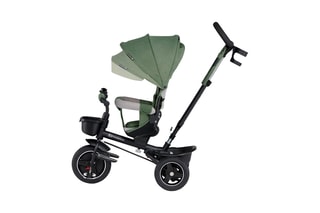 Driewieler Spinstep - Zwart en Kaki - Vanaf 9 Maanden - Tot 25 kg