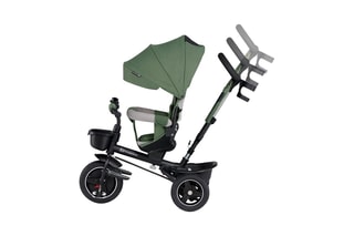 Driewieler Spinstep - Zwart en Kaki - Vanaf 9 Maanden - Tot 25 kg