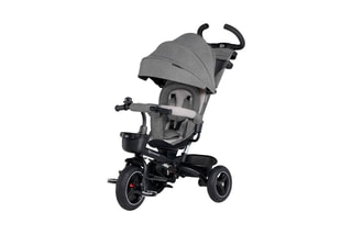 5-in-1 Driewieler Stinstep - Grijs en Zwart - Vanaf 9 Maanden
