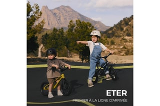 Loopfiets Eter - Geel - Tot 35 kg - Zadelhoogte van 37 t/m 45 cm