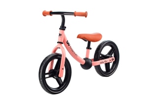 Loopfiets 2WAY Next 2022 - Roze en Zwart -  Tot 35 kg - Zadelhoogte van 33 t/m 39 cm