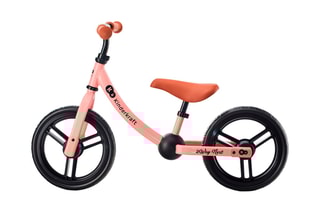 Loopfiets 2WAY Next 2022 - Roze en Zwart -  Tot 35 kg - Zadelhoogte van 33 t/m 39 cm