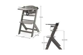 Beukenhouten Meegroeistoel Enock - 6 t/m 36 maanden - T/m 15 kg