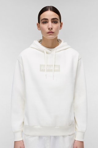 Sweat à capuche Box Logo - Blanc