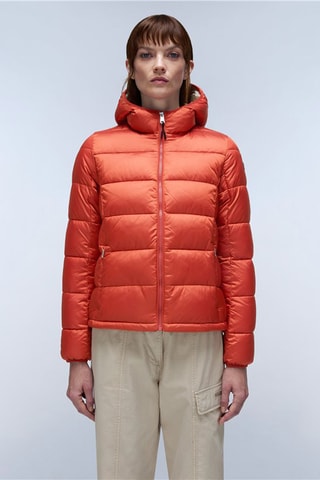 Doudoune à capuche Aerons rise - Rouge