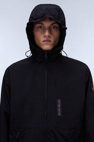 Parka à capuche Tundra - Noir