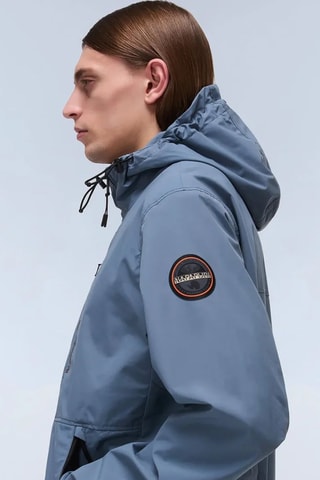 Parka à capuche Tundra - Bleu-gris