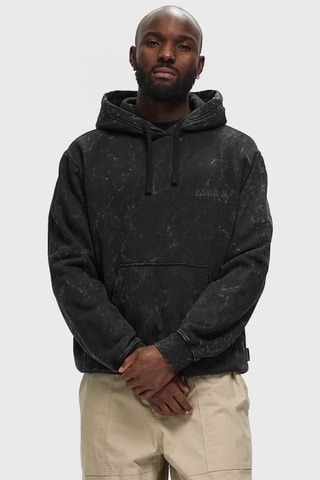 Sweat tie and dye Argient - Noir