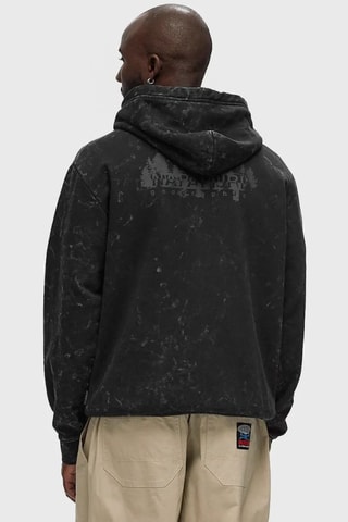 Sweat tie and dye Argient - Noir