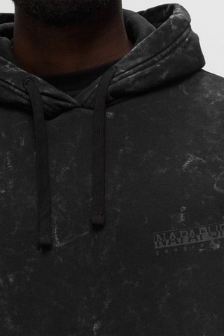 Sweat tie and dye Argient - Noir