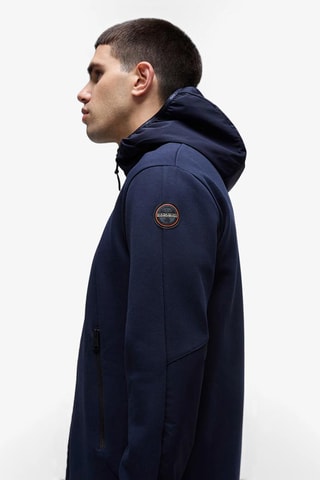 Sweat à capuche Lys - Bleu marine