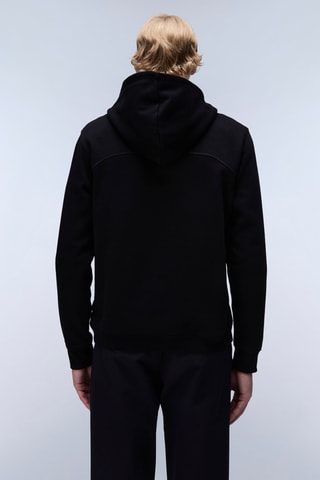 Sweat à capuche Badge - Noir