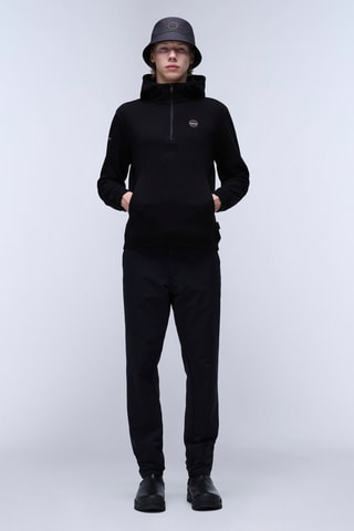 Sweat à capuche Badge - Noir