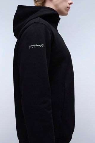 Sweat à capuche Badge - Noir