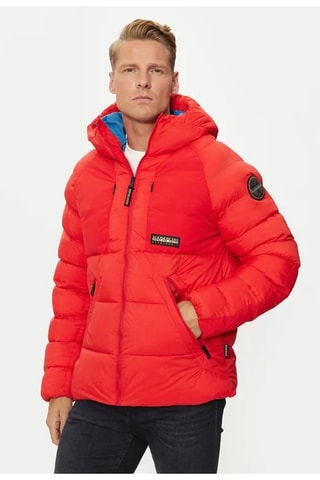 Doudoune à capuche Moesa - Rouge