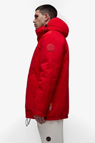 Parka à capuche - Rouge