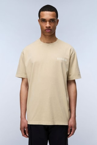 T-shirt Argient - Beige