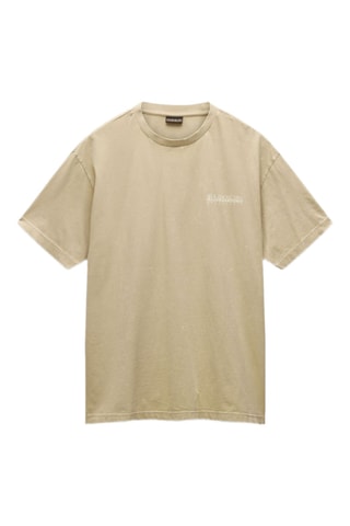 T-shirt Argient - Beige
