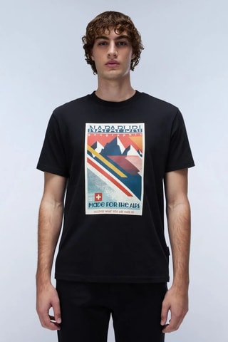 T-shirt Portalet - Noir