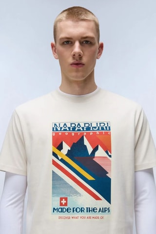 T-shirt Portalet - Beige