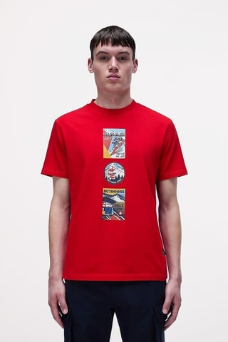 T-shirt Portalet - Rouge