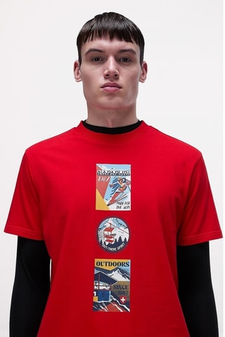 T-shirt Portalet - Rouge