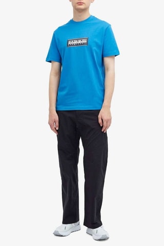T-shirt Box - Bleu cobalt