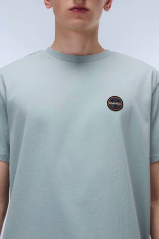 T-shirt Badge - Vert d’eau