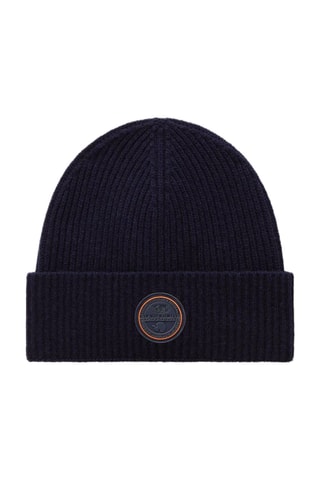 Bonnet en laine F-Singine - Bleu marine