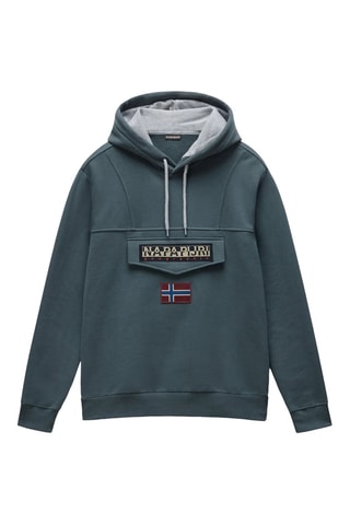 Sweat à capuche Burgee - Vert d’eau
