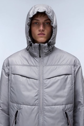 Veste à capuche A-Sovana - Gris clair