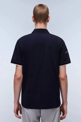 Polo E-Badge - Bleu marine