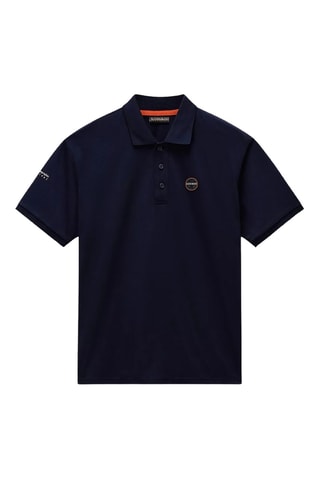 Polo E-Badge - Bleu marine