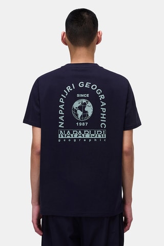 T-shirt S-Dati - Bleu marine