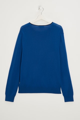 Pull en laine Donori C - Bleu roi