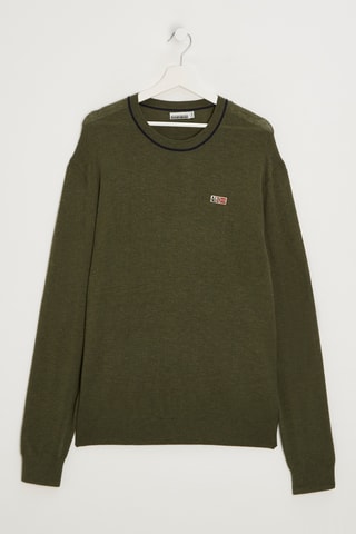 Pull en laine Donori C - Vert olive