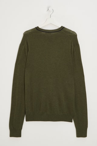 Pull en laine Donori C - Vert olive