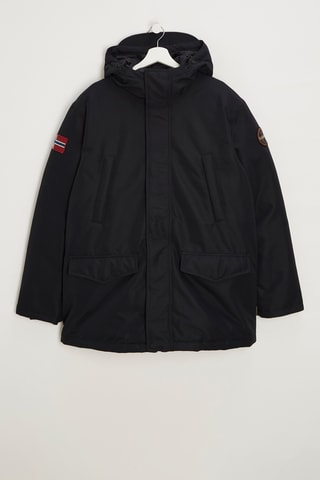 Veste à capuche A-cornier - Noir