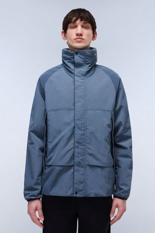 Coupe-vent à capuche A-Bisenzio - Gris foncé