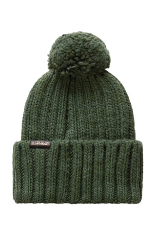Bonnet à pompon Fea - Vert foncé