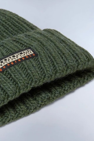 Bonnet à pompon Fea - Vert foncé