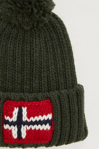 Bonnet à pompon Semiury - Vert foncé