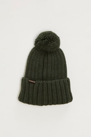 Bonnet à pompon Semiury - Vert foncé
