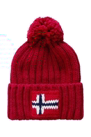 Bonnet à pompon Semiury - Rouge