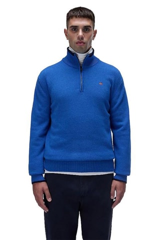 Pull en laine Dain HZ - Bleu électrique