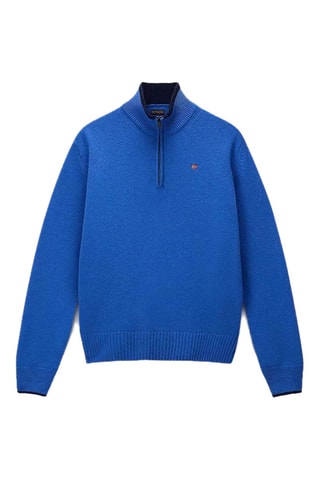Pull en laine Dain HZ - Bleu électrique
