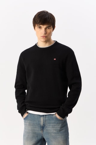 Pull en laine Dain C - Noir